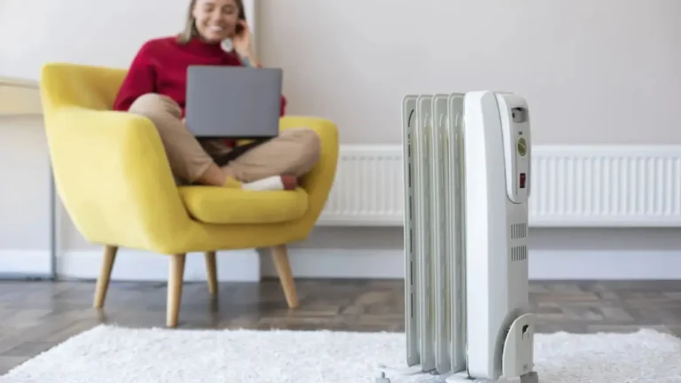 air purifier workign in a room