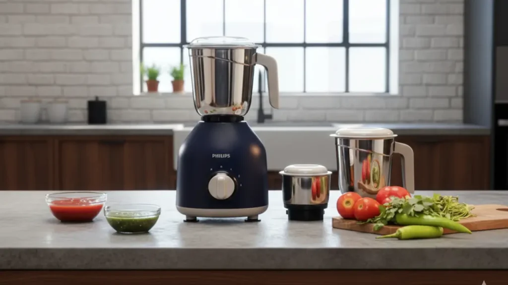 mixer grinder in kitchen