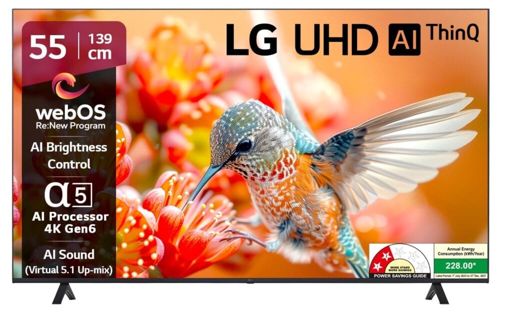 LG 139 cm (55 inches) 4K Ultra HD Smart LED TV