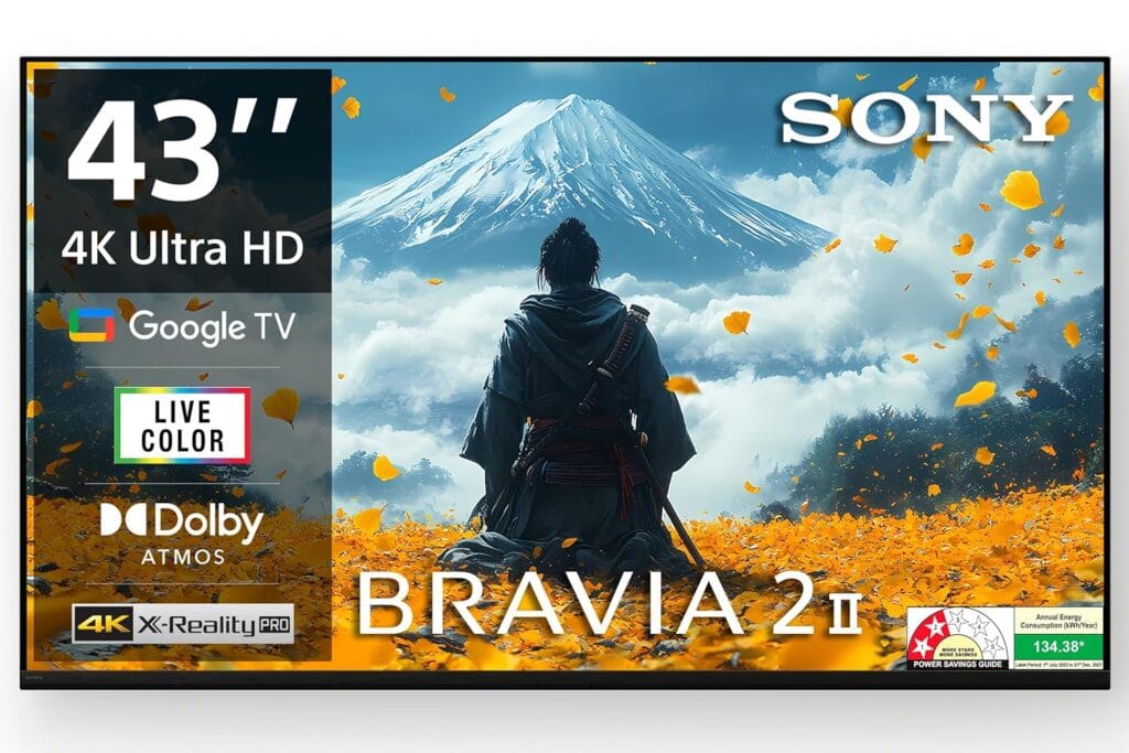 Sony 108 cm (43 inches) BRAVIA 2M2 Series 4K Ultra HD Smart LED Google TV