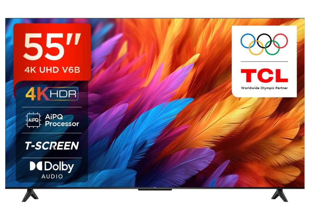TCL (55 inches) Metallic Bezel-Less Series 4K Ultra HD Smart LED Google TV