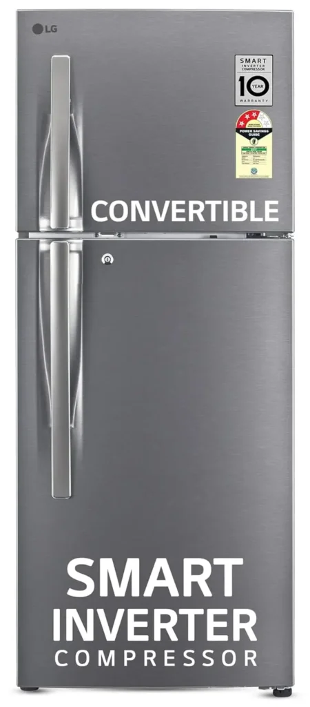 LG 240 L 3 Star Frost-Free Smart Inverter Double Door Refrigerator