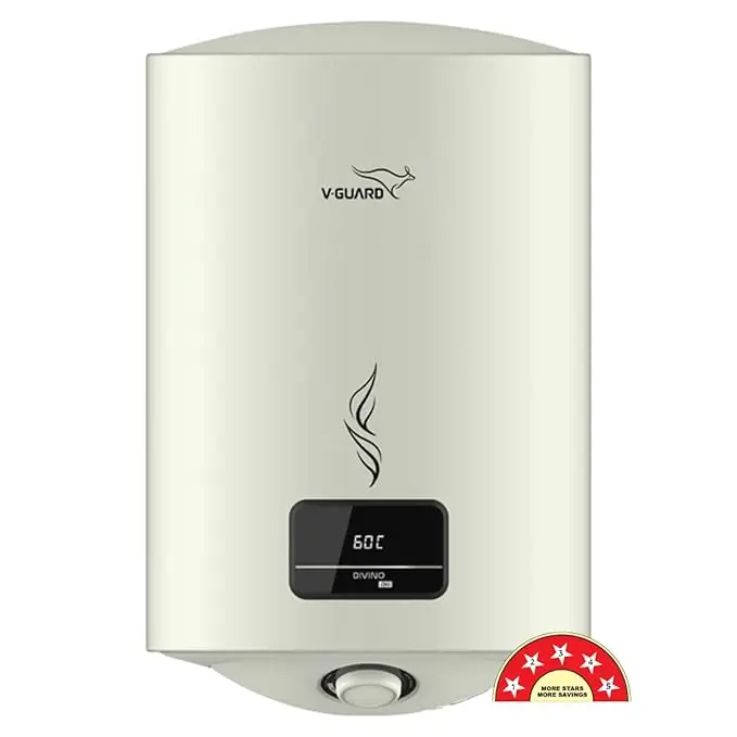 V-Guard Divino DG Geyser 25 Litre Water Heater with Digital Display