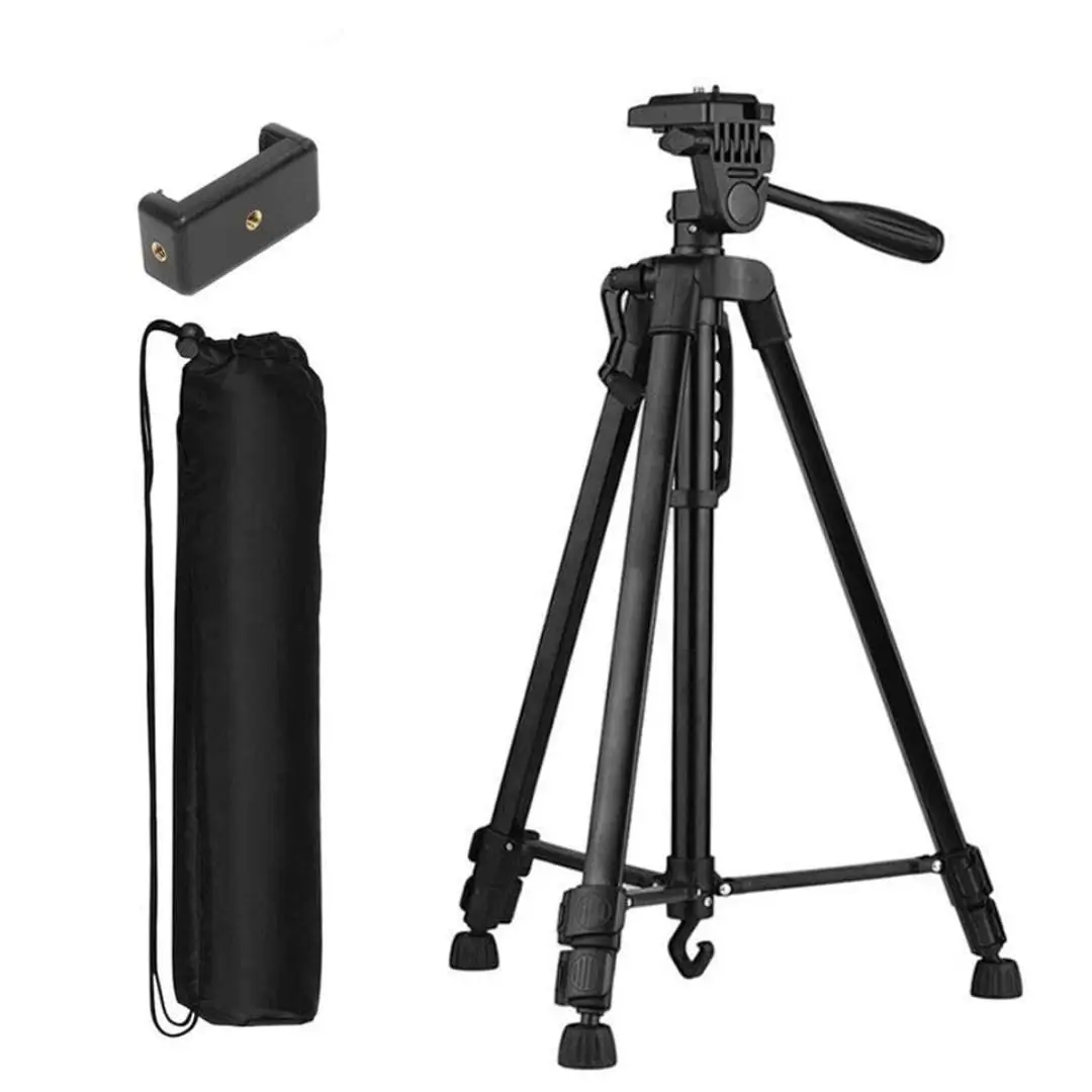 Tygot 3366 Aluminum Tripod with Mobile Phone Holder